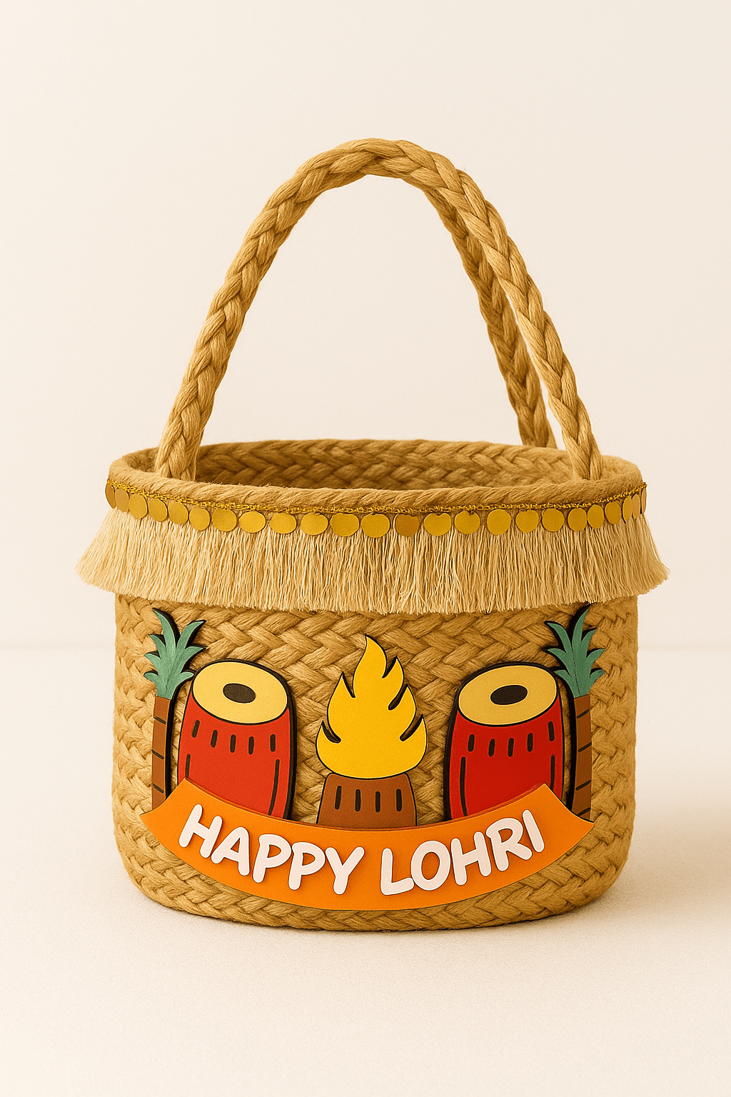 Lohri Jute Hamper - The Gears