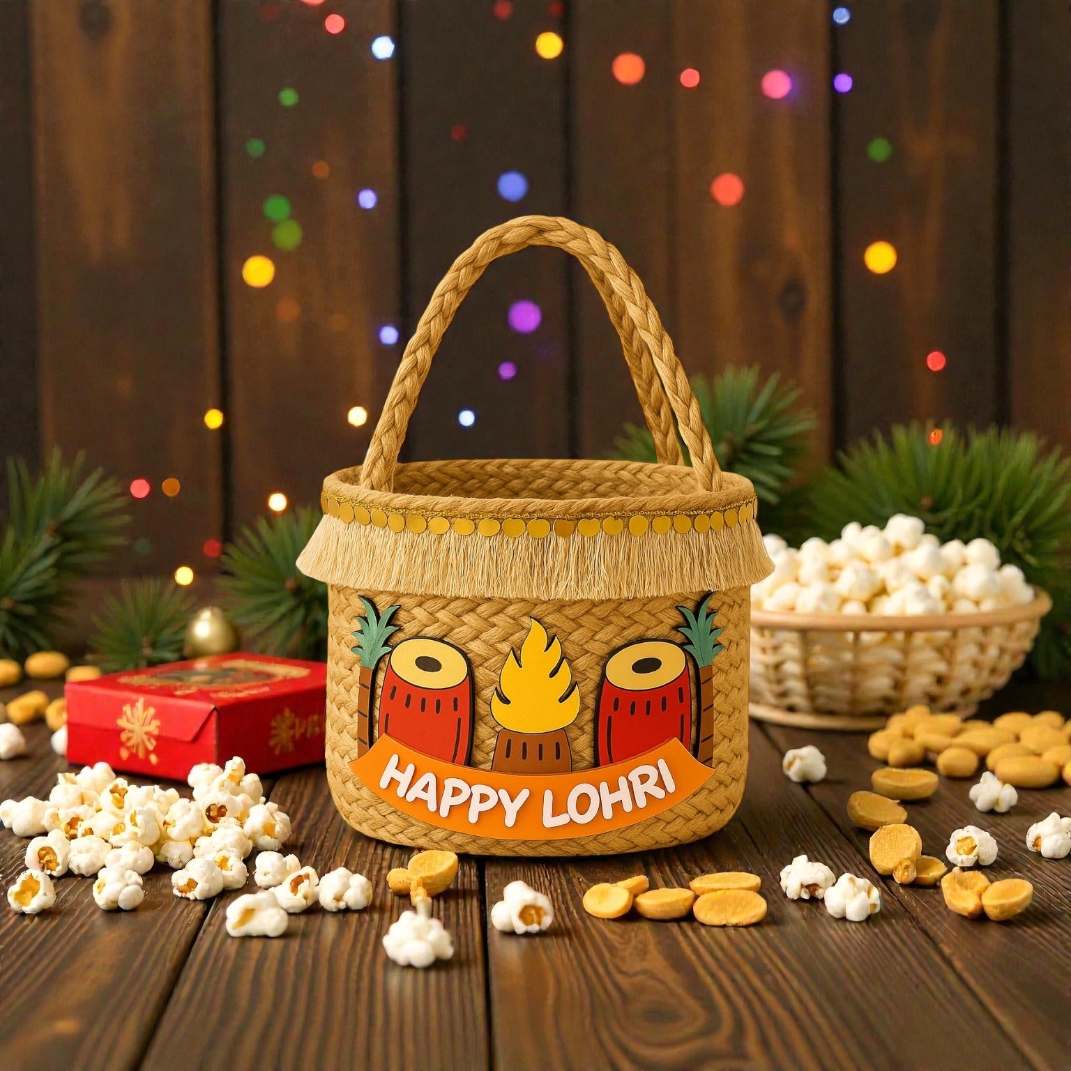 Lohri Jute Hamper - The Gears