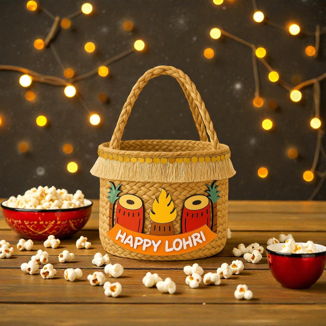 Lohri Jute Hamper - The Gears