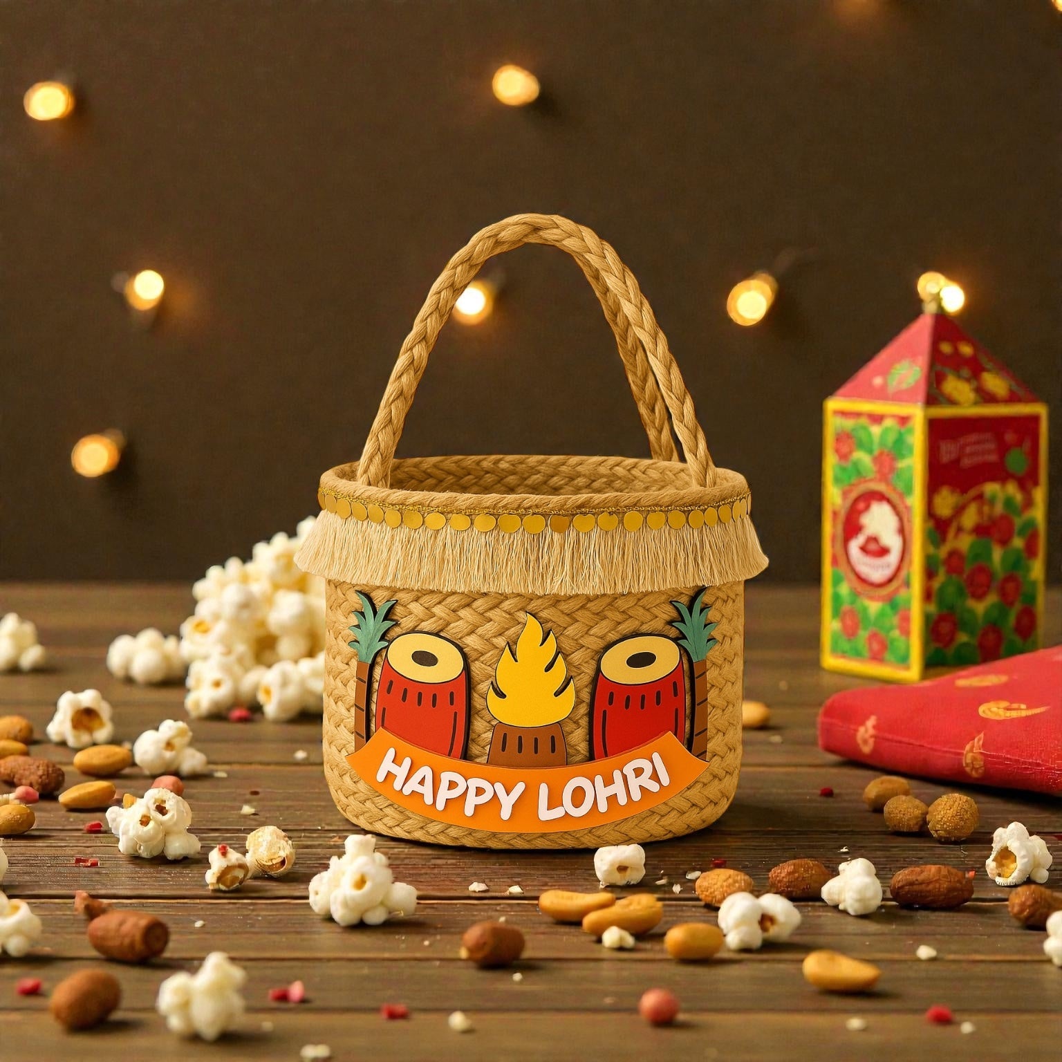 Lohri Jute Hamper - The Gears