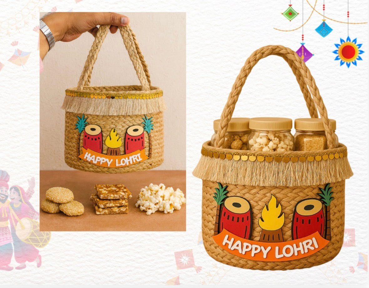Lohri Jute Hamper - The Gears