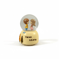 💕 Love Theme Musical Snow Globe | Valentine’s Day Gift ❄️🎶 - The Gears