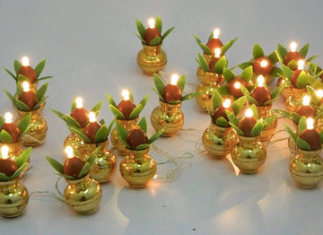 Made in India Light || String Light || 21 LED || Diwali Light for Decoration || 2 Meter (Kalash Light) - The Gears