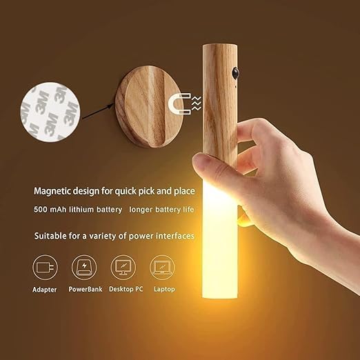 Magnetic Wall Lamp with Motion Sensor - The Gears