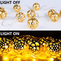 Metal Ball String Light (16 Warm White Bulbs) - The Gears