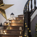 Metal Star Shaped LED Light (16 Warm White Bulbs) - The Gears