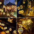 Moroccan Metal Ball LED Light (15 Warm White Bulbs) - The Gears