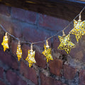 Metal Star Shaped LED Light (Warm White Bulbs) - Homely Arts