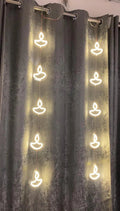 Neon Light Diya Toran - 5 - Diya Festive Decoration for Diwali, Navratri & More! - The Gears