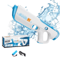 Powerful Rechargeable Electric Water Gun for Kids | One - Click Suction Loading | Holi & Summer Toy - The Gears