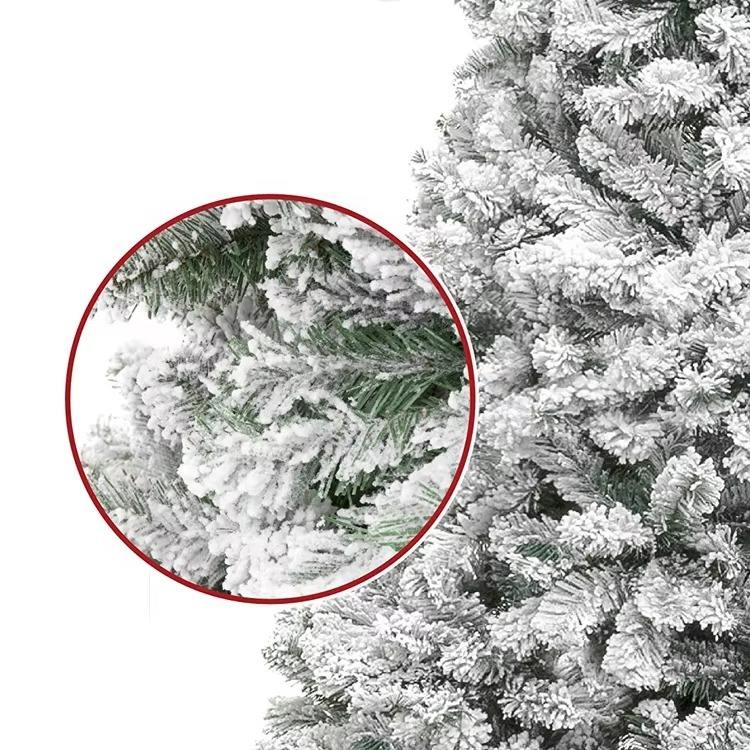 Pre - Lit Snow Flocked Pop - Up Christmas Tree - The Gears