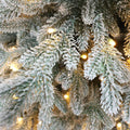 Pre - Lit Snow Flocked Pop - Up Christmas Tree - The Gears