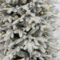 Pre - Lit Snow Flocked Pop - Up Christmas Tree - The Gears