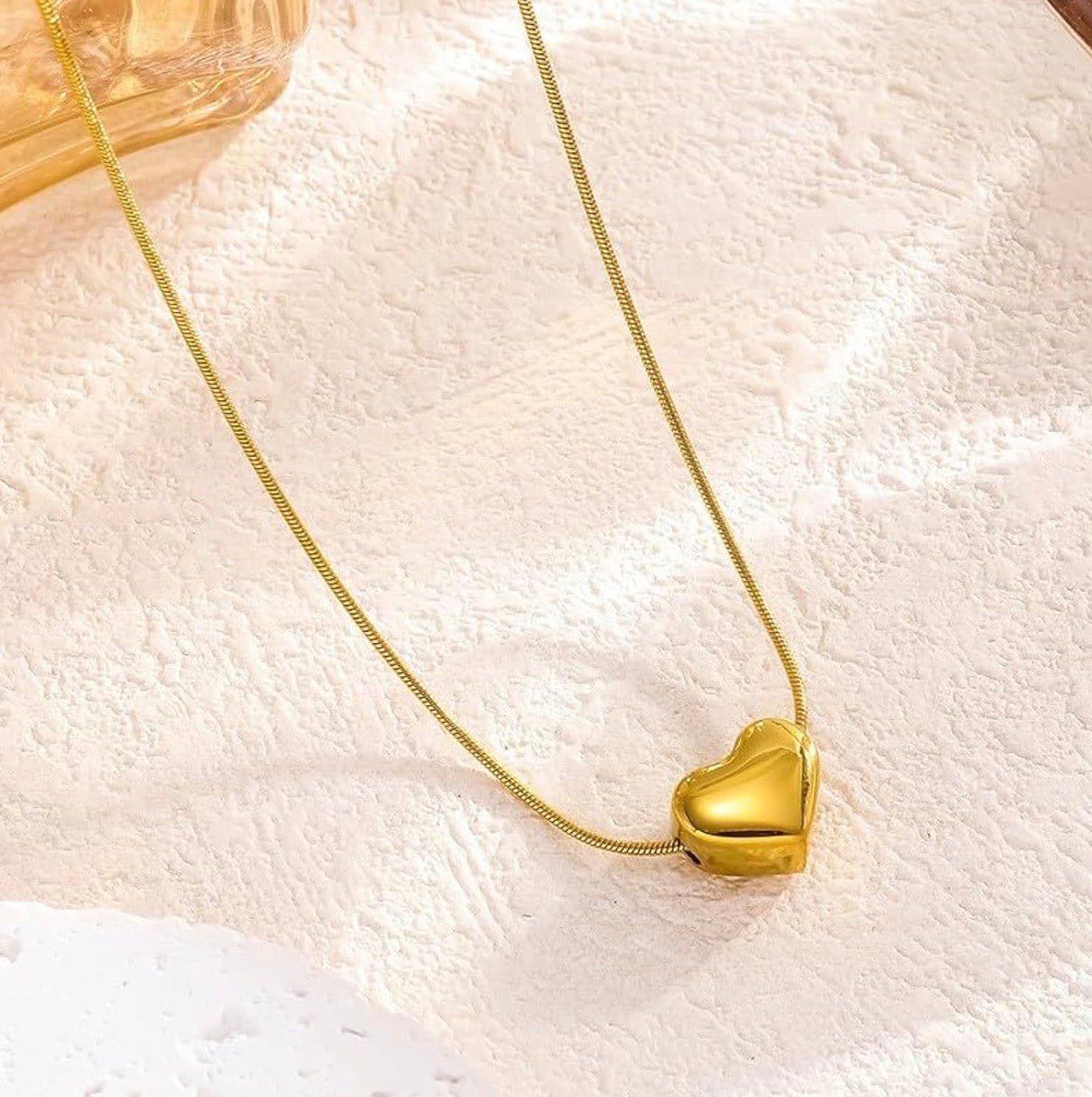 Premium Heart Shape Necklace – Anti - Tarnish | Daily Wear | Elegant & Lightweight - The Gears
