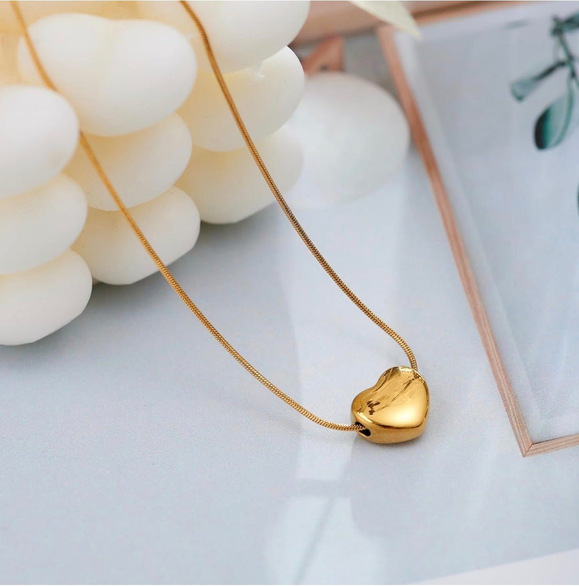 Premium Heart Shape Necklace – Anti - Tarnish | Daily Wear | Elegant & Lightweight - The Gears