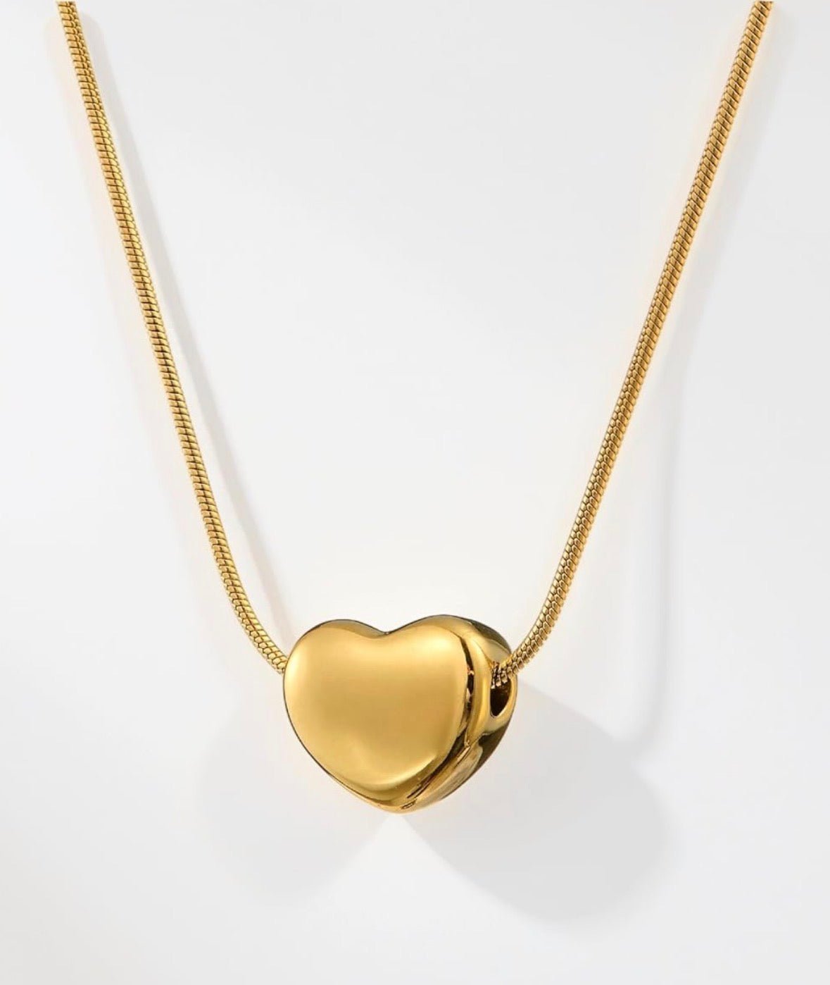 Premium Heart Shape Necklace – Anti - Tarnish | Daily Wear | Elegant & Lightweight - The Gears