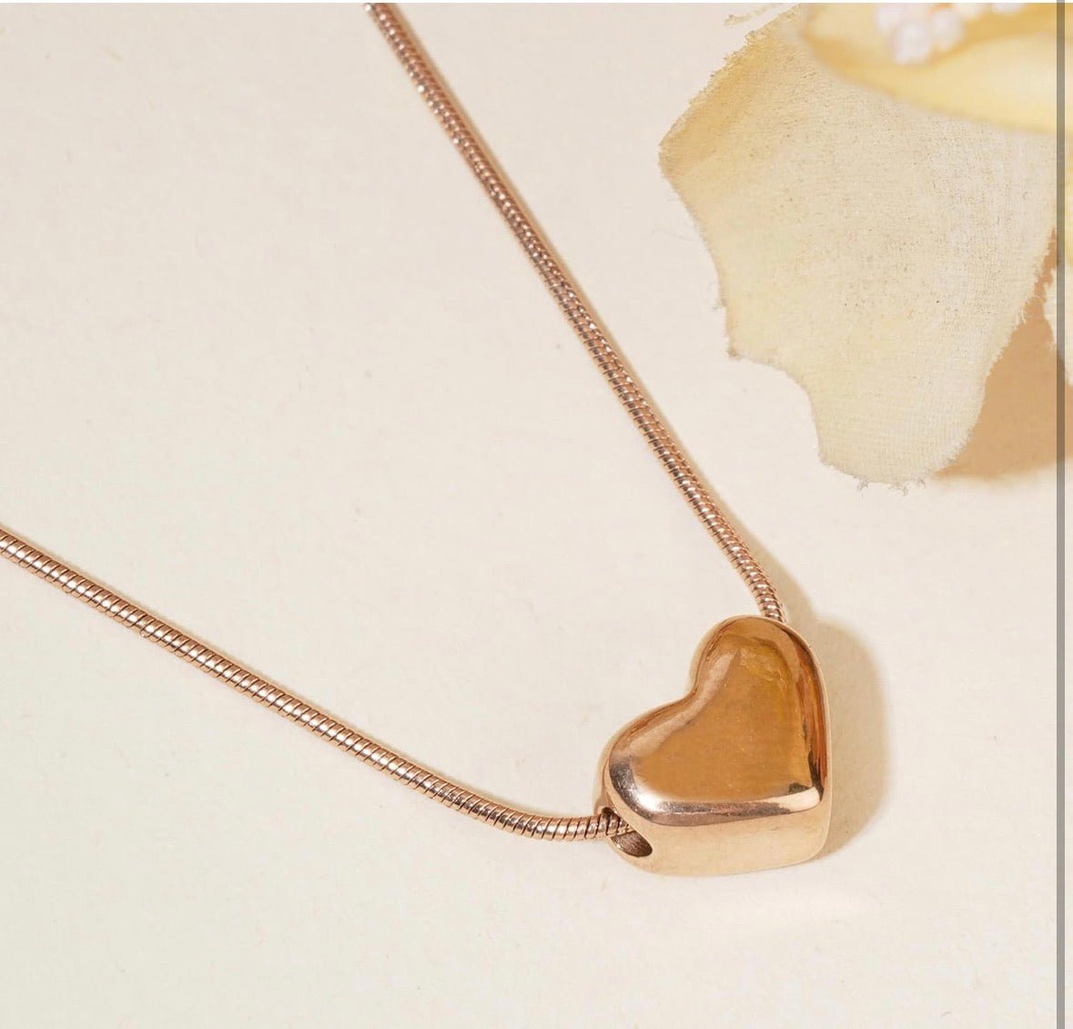 Premium Heart Shape Necklace – Anti - Tarnish | Daily Wear | Elegant & Lightweight - The Gears