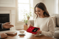 Rose Flower Gift Box with Necklace | Valentine Gift 💝 - The Gears