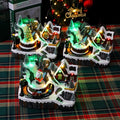 Rotating Christmas Village Music Box With Rotating Train - The Gears