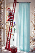Santa Claus Climbing Ladder with Musical Up & Down Show - The Gears