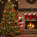 Santa Claus Climbing Ladder with Musical Up & Down Show - The Gears