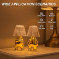 Set of 2 LED Golden Decorative Lamps for Home, Diwali & Christmas Decor - The Gears