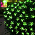Silicone Blooming Flower Fairy String Lights 14 flowers (Green Bulbs) - The Gears