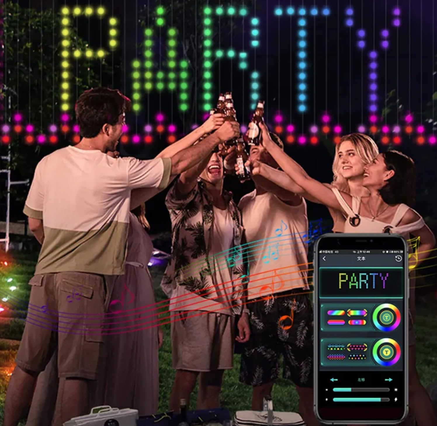 Smart LED Curtain Lights – App Control✨📱 & Music Sync ✨🎵 - The Gears