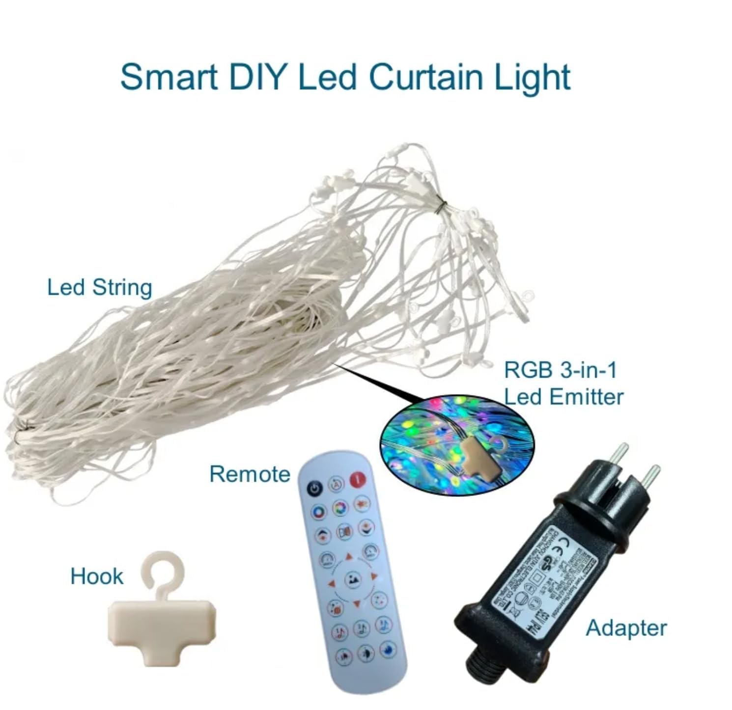 Smart LED Curtain Lights – App Control✨📱 & Music Sync ✨🎵 - The Gears