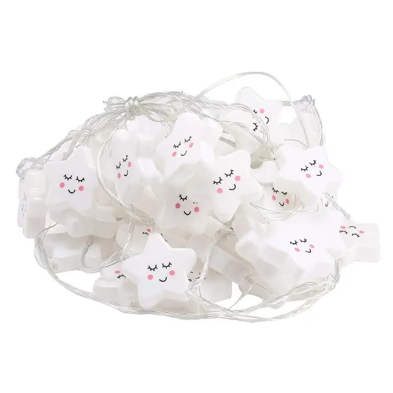 Smiling Star Led Serial String Lights - The Gears
