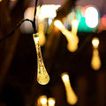 Smokeless 16 LED Gel Drop Shape Bulb Electric Corded String Lights - The Gears