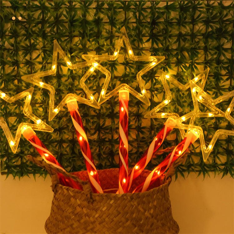 🌟 Solar LED Christmas Garden Lamps – Star, Snowflake & Tree Designs (Pack Of 5) - The Gears