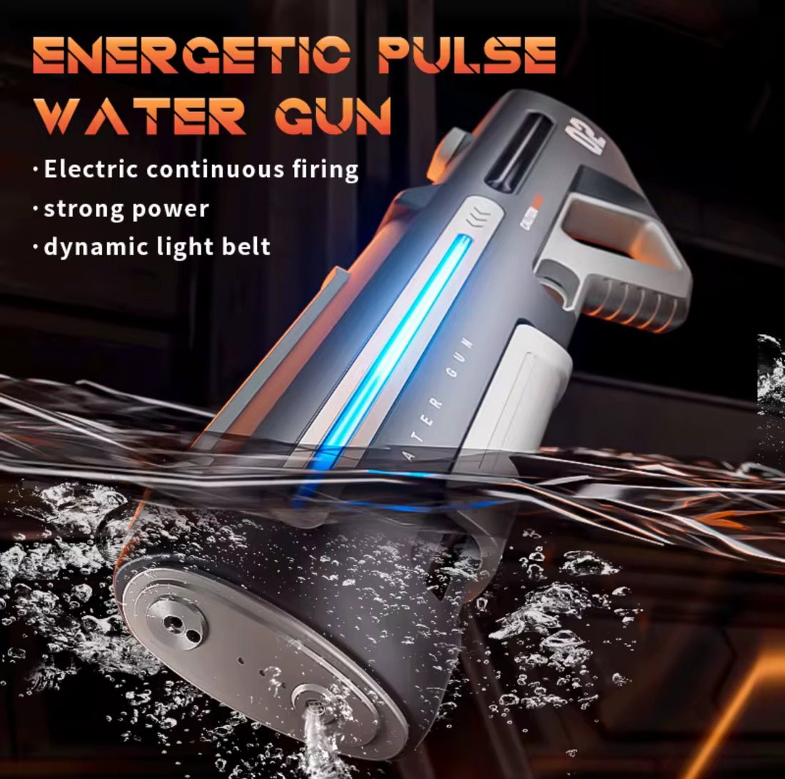SummerShot 62cm 820CC High Power Automatic Water Gun | Rechargeable Holi Pichkari - The Gears
