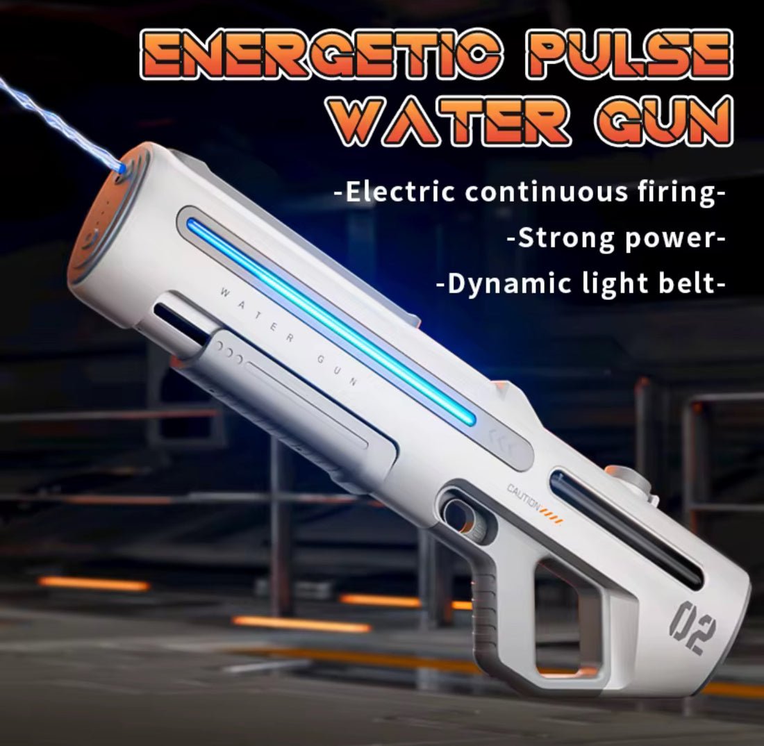 SummerShot 62cm 820CC High Power Automatic Water Gun | Rechargeable Holi Pichkari - The Gears