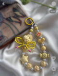 🌼 Super Cute Yellow Beaded Phone Charm Wristlet 💛 - The Gears