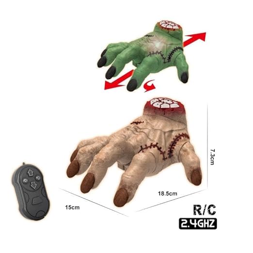 The Crawling Horror Hand 🔦🖐️ – Scare Your Friends with Light & Sound Prank Toy! - The Gears