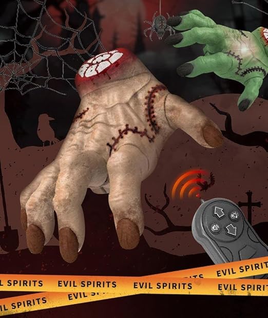 The Crawling Horror Hand 🔦🖐️ – Scare Your Friends with Light & Sound Prank Toy! - The Gears