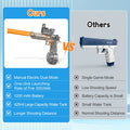 ThunderStrike 32ft Desert Eagle Electric Water Gun | High - Pressure Rechargeable Holi Pichkari - The Gears