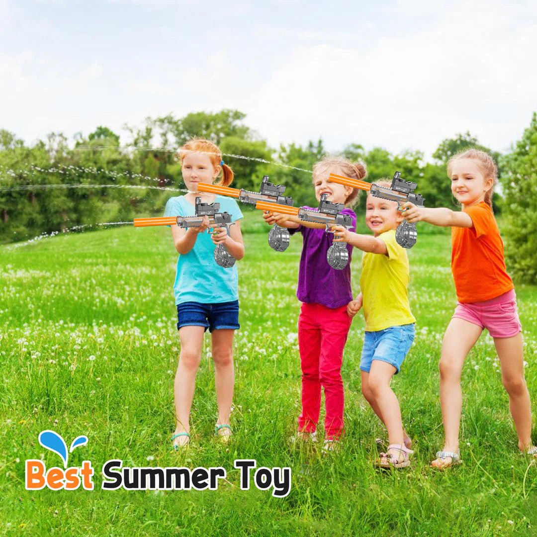 ThunderStrike 32ft Desert Eagle Electric Water Gun | High - Pressure Rechargeable Holi Pichkari - The Gears