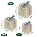 Tinsel Christmas Gift Box Set (3 Pcs) - The Gears