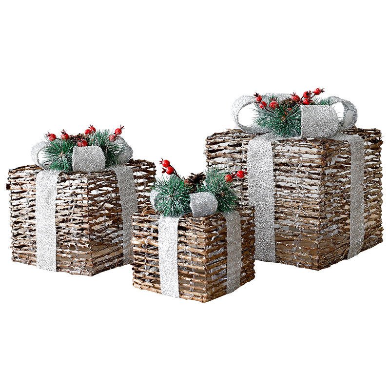 Tinsel Christmas Gift Box Set (3 Pcs) - The Gears