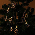 Wooden Christmas Tree Shaped LED Lights  (20L-WoodChrismas Tree- Warm White ) - Homely Arts