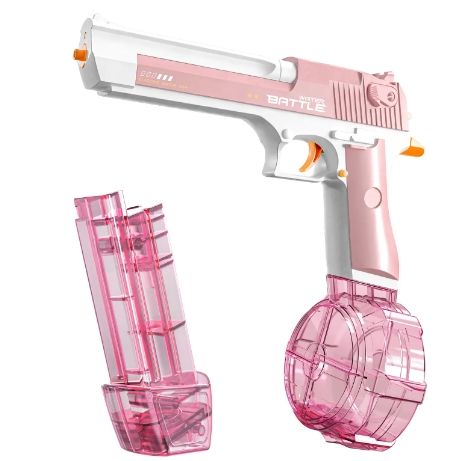 Water Battle Electric Water Gun with Water Drum | Rechargeable High - Pressure Holi Toy - The Gears
