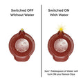 Water Sensor LED Brown Diyas Candle Eco - Friendly Diya, Battery Operated - The Gears