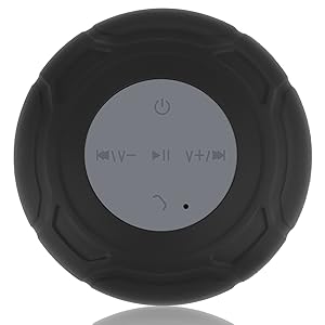Waterproof Bluetooth Speaker with Suction Cup & LED lighting - The Gears