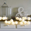 Cotton Ball String Lights Decorative Lights (Warm White Bulb) - Homely Arts
