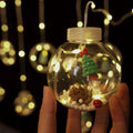 🎄 Window Curtain Christmas Wish Ball LED Lights – 9.8ft Festive Decor - The Gears