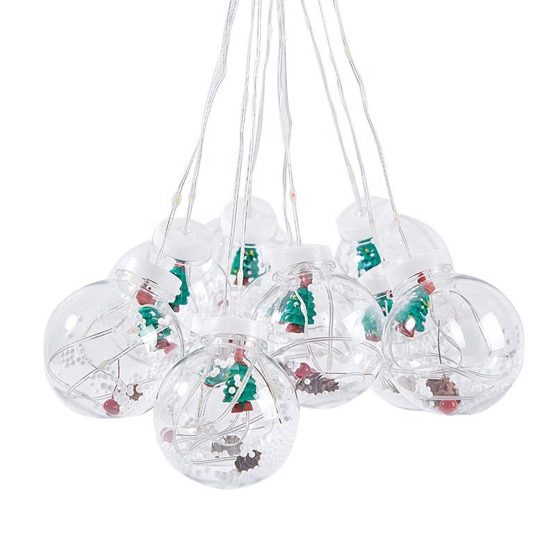 🎄 Window Curtain Christmas Wish Ball LED Lights – 9.8ft Festive Decor - The Gears