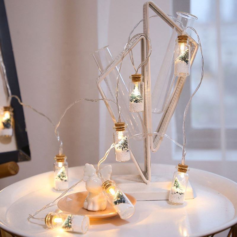 Wishing Bottle LED Christmas String Lights - The Gears