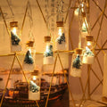 Wishing Bottle LED Christmas String Lights - The Gears